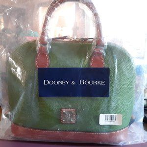 Dooney and Bourke Zip Zip Satchel - Grass